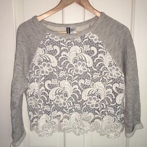 H&M Lace Sweater